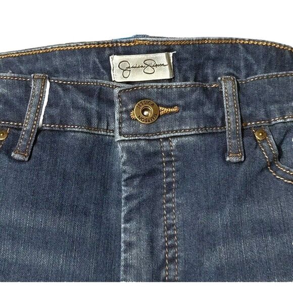 Jessica Simpson Women's High Rise Stretch Skinny Denim Jeans Light Blue, 10 - Picture 7 of 8